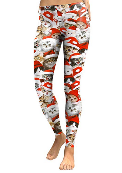 Crazy Cat Lady Deluxe Leggings Women'S Slim Pants Kitten Funny Leggings  Breathable