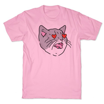 cat valentines day tshirts for women