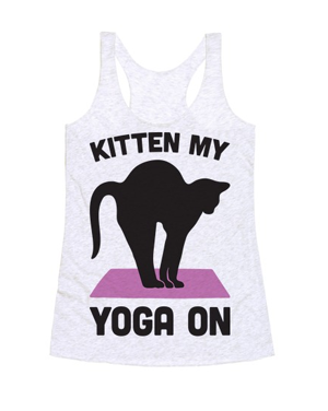 workout gym tank tops for cat lovers