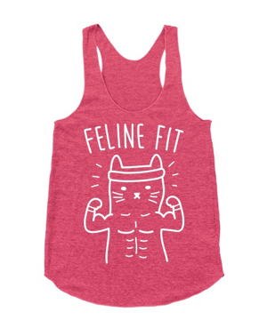 workout gym tank tops for cat lovers