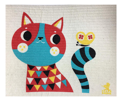 Reusable Dishcloths For Cat Lovers