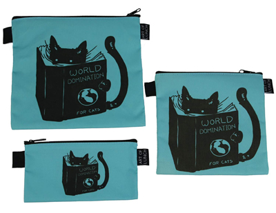 reusable snack and sandwich bags for cat lovers