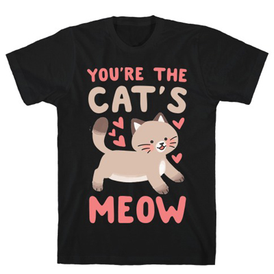 Valentine’s Day Tshirts For Women Who Love Cats! – Meow As Fluff