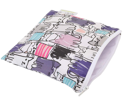 reusable snack and sandwich bags for cat lovers