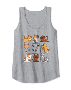 workout gym tank tops for cat lovers