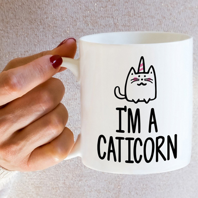 unicorn cat mug