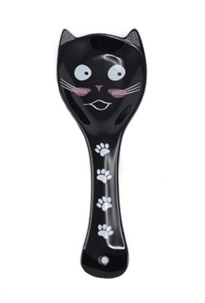 Black cat best sale spoon rest