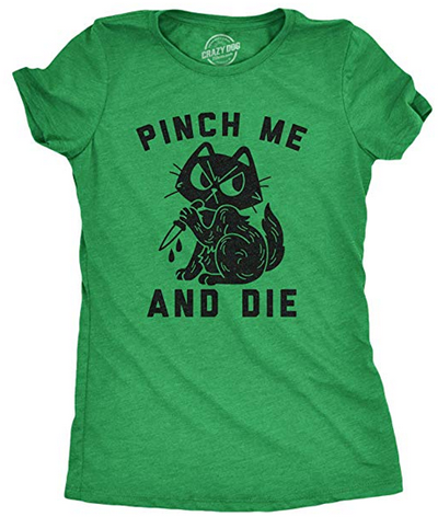 st patricks day cat tshirt