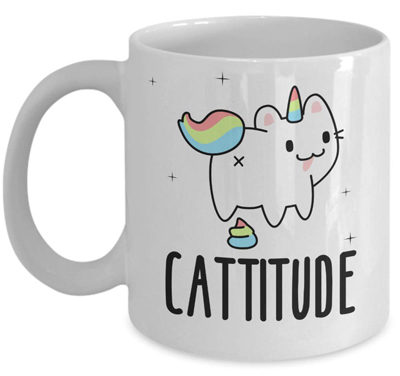 unicorn cat mug