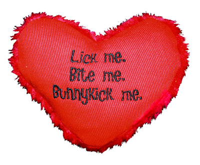 heart catnip toys for valentines day