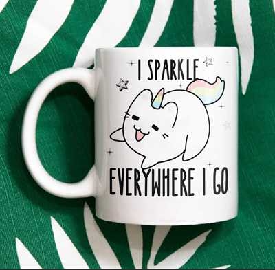 unicorn cat mug