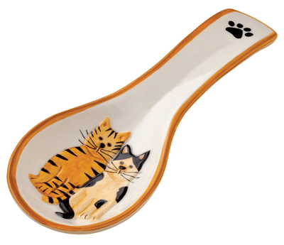 Cat Spoon Rest, Everything Tastes Better With Cat Hair, Funny Gift,  Spoonrest, Gift for Cat Lover 