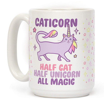 unicorn cat mug