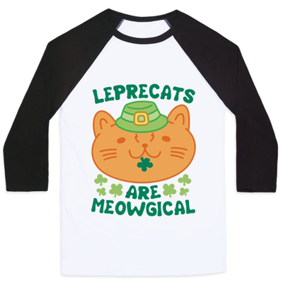 st patricks day cat tshirt