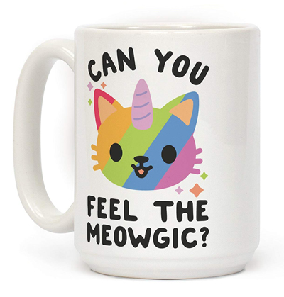 unicorn cat mug