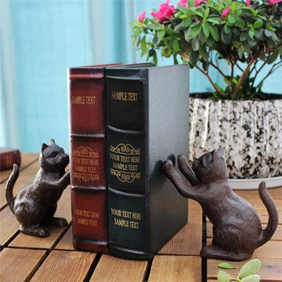 cat bookends