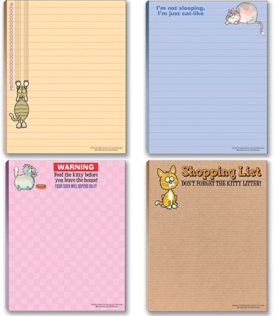 cat sticky notes