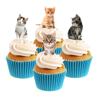 cat cupcake toppers