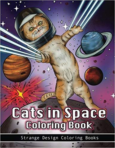 cat coloring book for adults