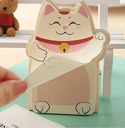 cat sticky notes