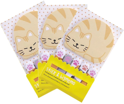 cat sticky notes