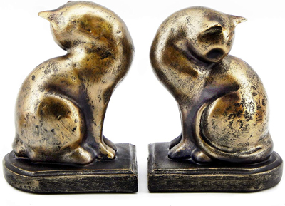 cat bookends