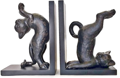 cat bookends