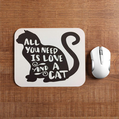 cat mouse pad