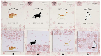 cat sticky notes