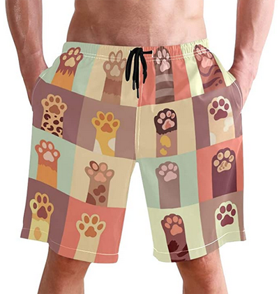 Im Only Talking to My Cat Today Mens Swimming Trunks Fitness Swimwear Boxer Pants Board Shorts 