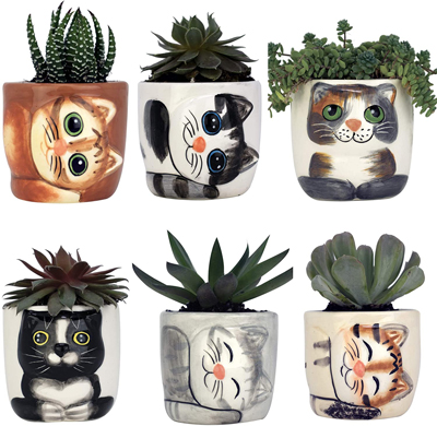 Cat Planters And Plant Pots