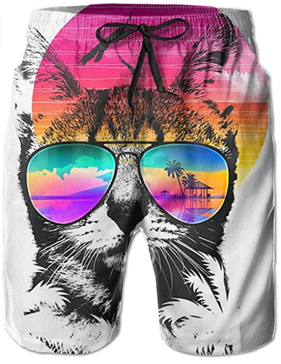 Board Shorts For Men Who Love Cats! – Meow As Fluff