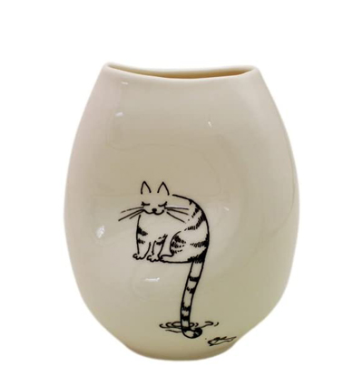 cat vases