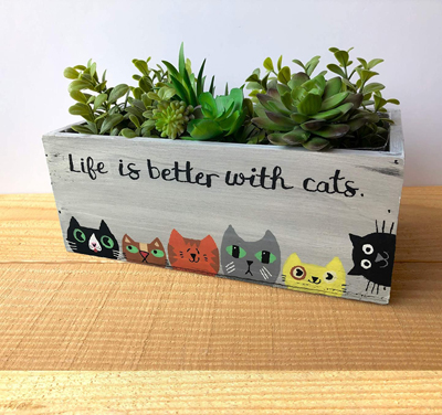 Cat Planters And Plant Pots