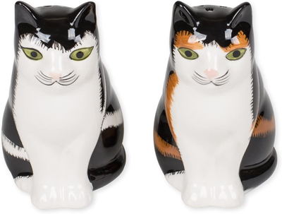 Details about   Kissing Cats Salt and Pepper Ceramic Collectibles Christmas Cats