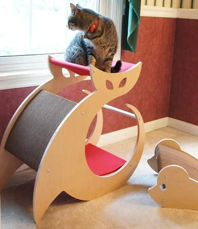 unique scratching posts for cats