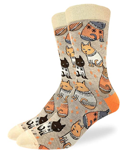 Tuxedo Cat Head Cat Paws Pattern Men-Women Adult Ankle Socks Novelty Socks 