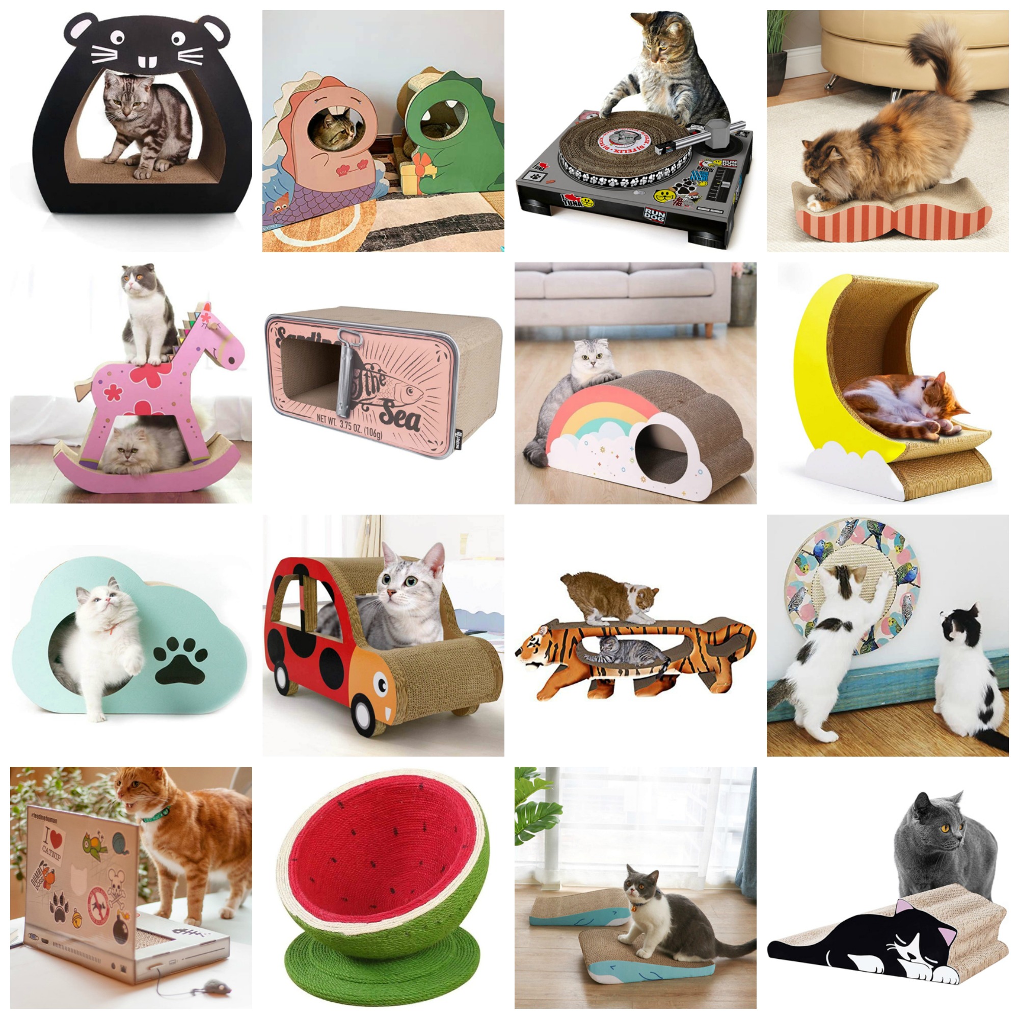 Unique Cat Scratchers For Cool Kitties! Meow As Fluff