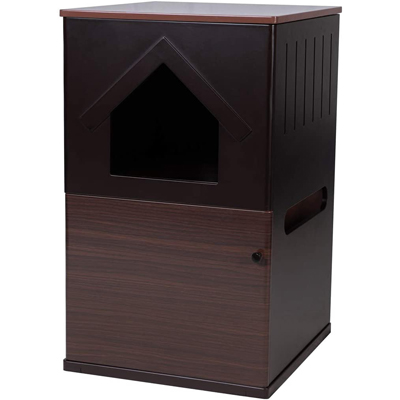 double decker litter box enclosure