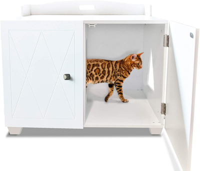 Stylish And Functional Litter Box Cabinets And Enclosures Meow As Fluff