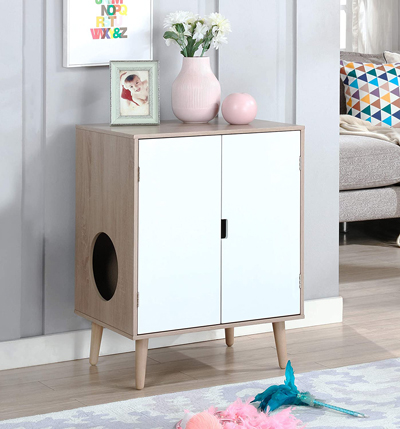 iraheta modern litter box enclosure