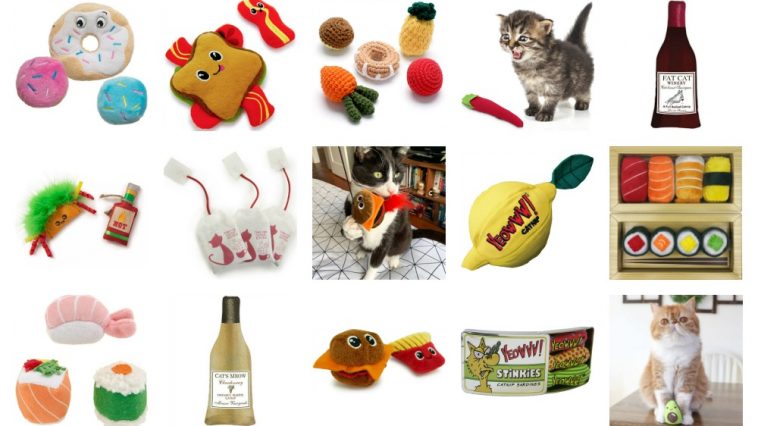Fun Food And Drink Inspired Catnip Toys feature