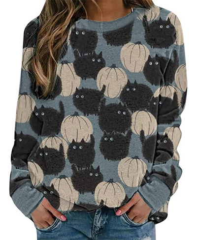 cat Sweatshirt For Women