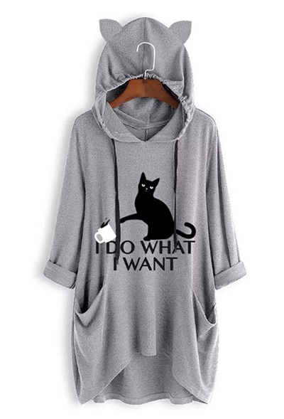 cat Sweatshirt For Women