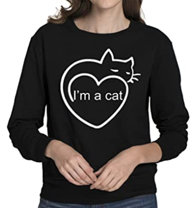 cat Sweatshirt For Women