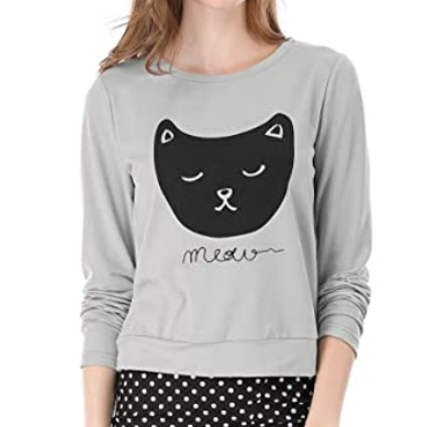 cat Sweatshirt For Women