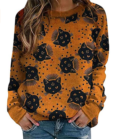 cat Sweatshirt For Women