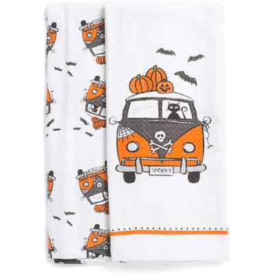 Halloween Cat Kitchen Towels