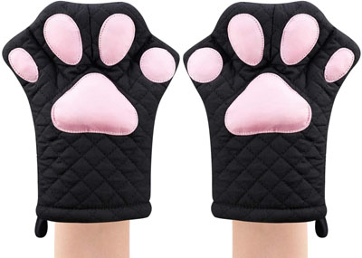 cat oven mitts