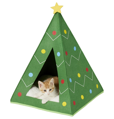 Christmas Cat Scratchers, Tunnels, Caves, Beds, And Houses For Your Kitty